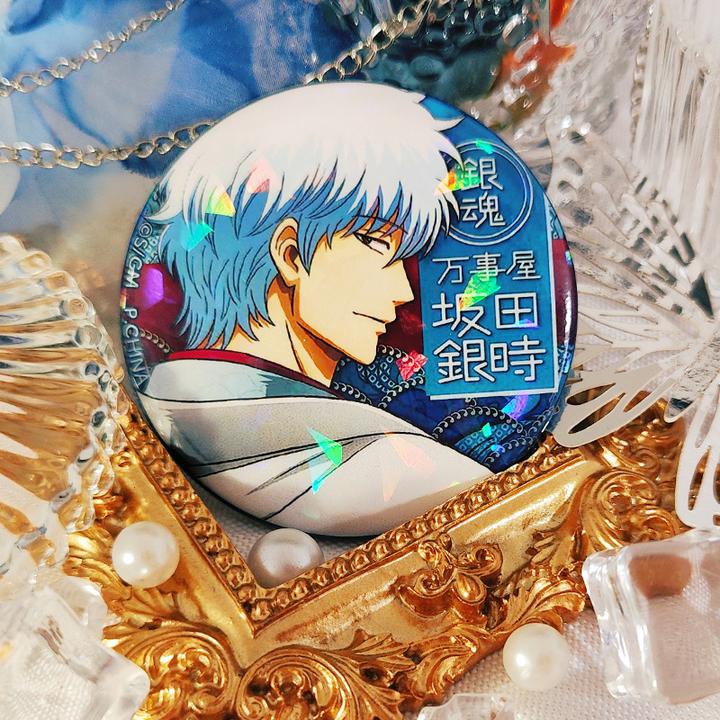 动漫银魂同人周边二次元谷子吧唧桂小太郎坂田银时土方十四郎徽章