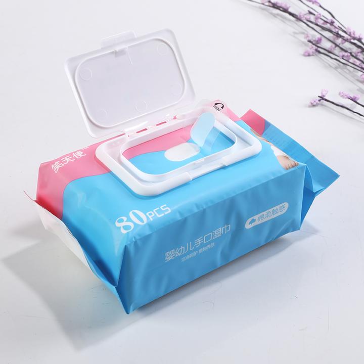 新生儿家用湿纸巾婴幼儿养肤大包装柔湿巾亲肤棉柔家庭加厚