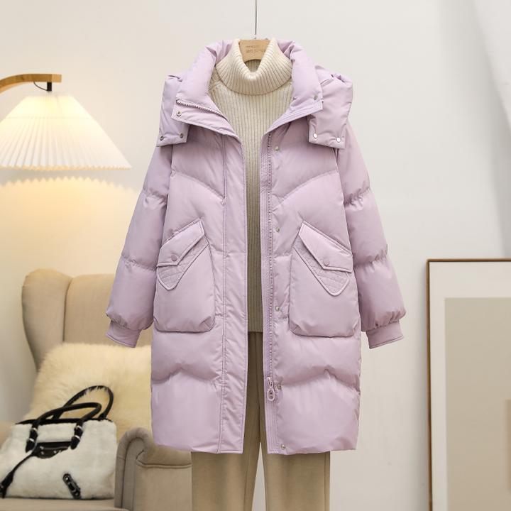 2025冬季棉衣女大码中长款新款棉服棉袄外套加厚防风保暖棉服外套