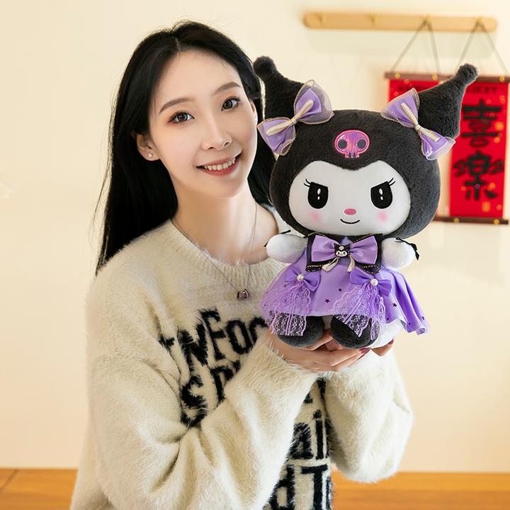 纱裙公主库洛米公仔美乐蒂毛绒玩具女孩娃娃玩偶礼物可爱睡觉抱枕