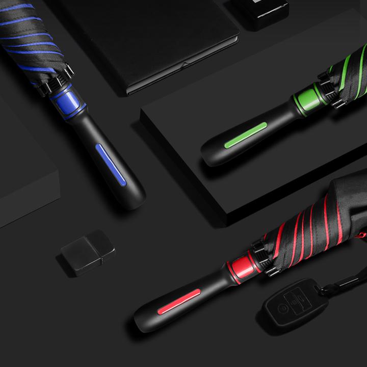 云蔓双层高尔夫伞商务直杆伞超大号家用长柄伞学生自动伞一键打开