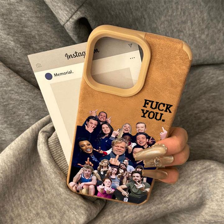 无耻之徒翻毛皮适用苹果1615promax手机壳iPhone13美拉德12/11/14