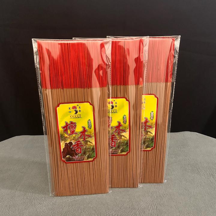 天然檀香淡雅浓郁竹签香优质香气规格39.5cm家用拜拜敬佛