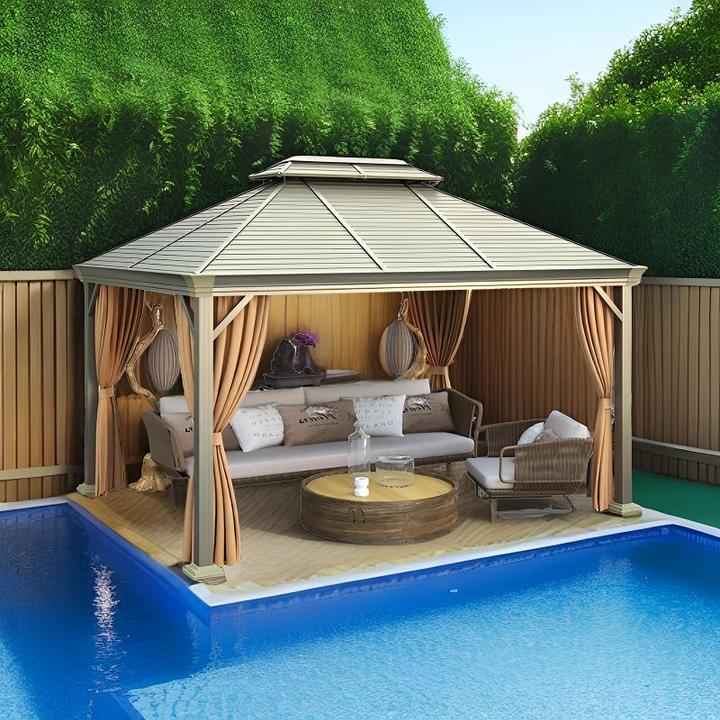 凉亭阳光房铝合金别墅帐篷室外花园庭院露台户外防雨木屋遮阳棚