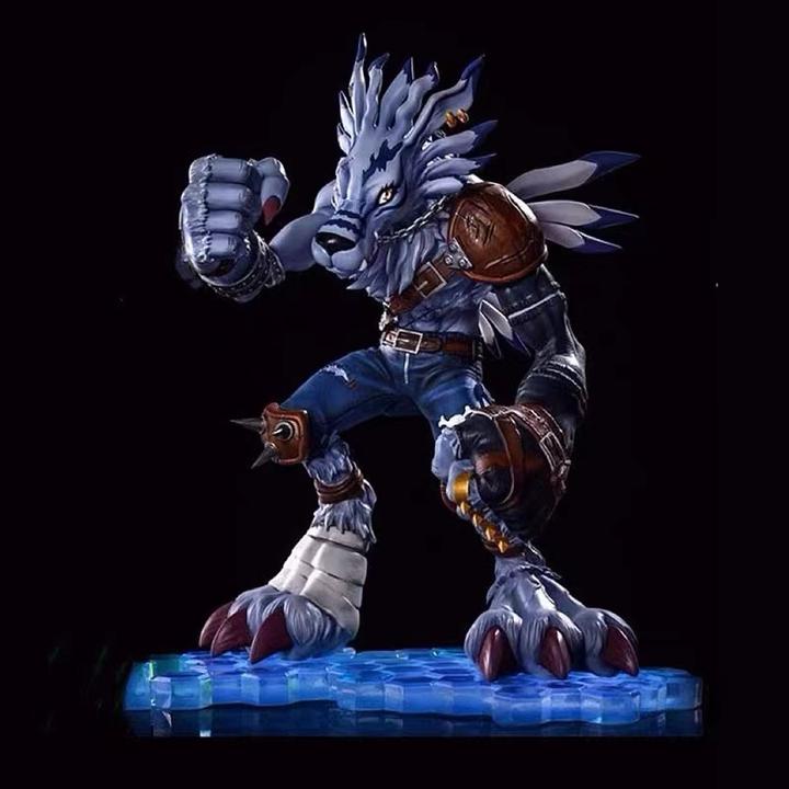 数码宝贝手办巨浪兽人加鲁鲁摆件雕像模型景品摆件潮玩女男生礼物