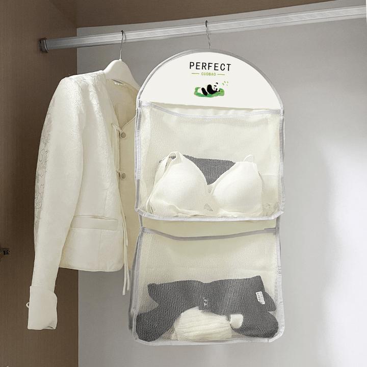 袜子收纳袋神器宿舍衣柜内衣裤挂袋悬挂式网兜门后收纳整理置物