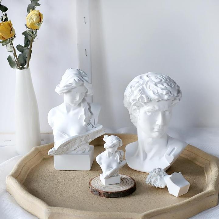 德国大卫雕像仿人物石膏雕塑维纳斯静物素描美术教具拍摄道具装饰