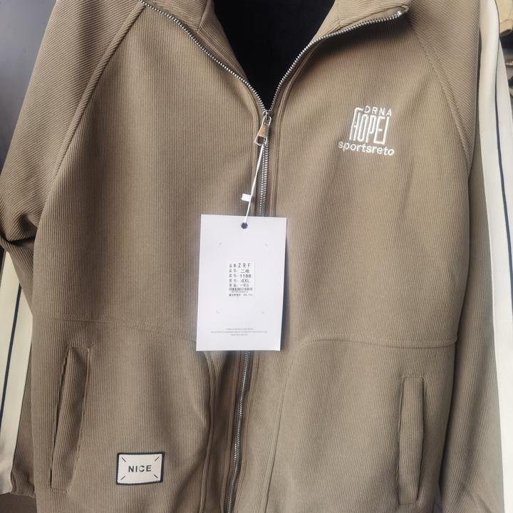 冬季男士灯蕊绒加厚加绒保暖休闲时尚的外套