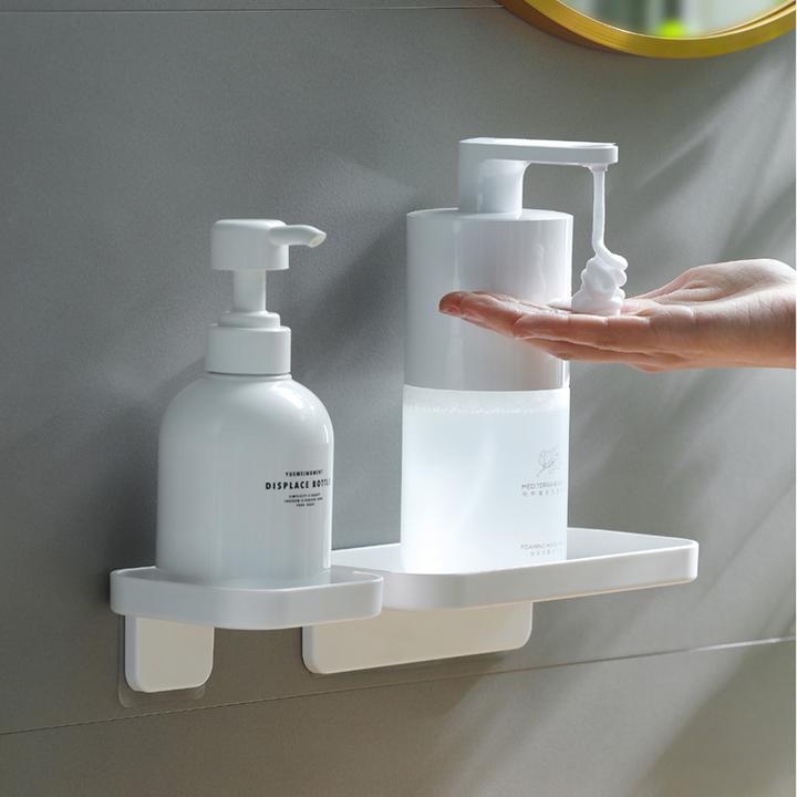 浴室角架卫生间免打孔壁挂式置物架洗手液刷牙杯浴室香薰收纳架子
