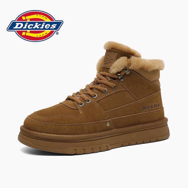Dickies东北雪地鞋2025冬季保暖新款中高帮户外防加绒滑雪棉靴