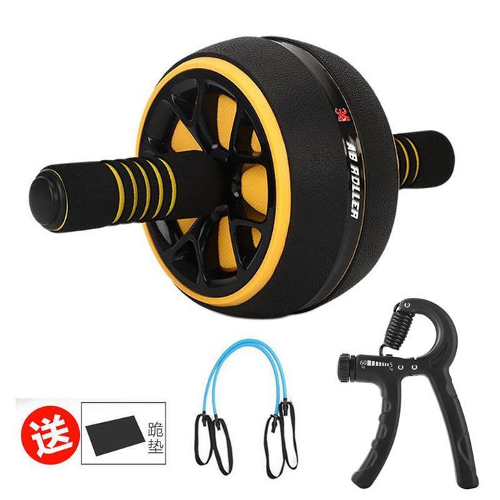 健腹轮静音腹肌训练器男士巨轮训练收腹核心力量健身家用女士肚子