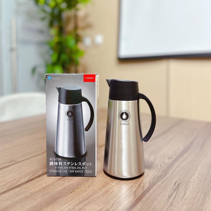 FL  防漏油罐 不锈钢油壶重力自动开合油瓶 750ml
