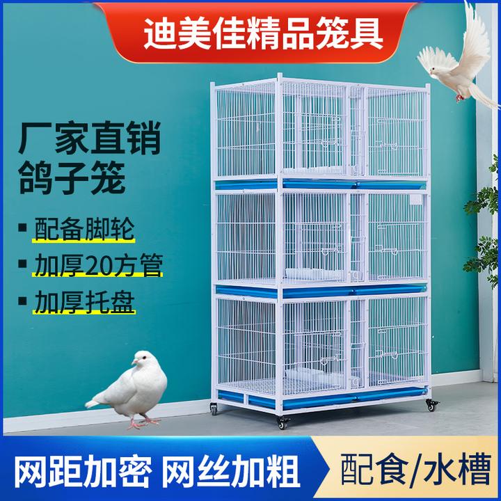 鸽子笼配对笼鹌鹑笼信鸽养殖笼多层加密信鸽鸡鸭猫狗宠物繁育笼子