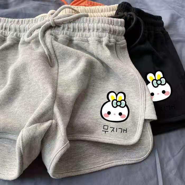 儿童短裤夏季新款棉质阔脚裤韩版宽松洋气外穿女童宝宝休闲运动裤
