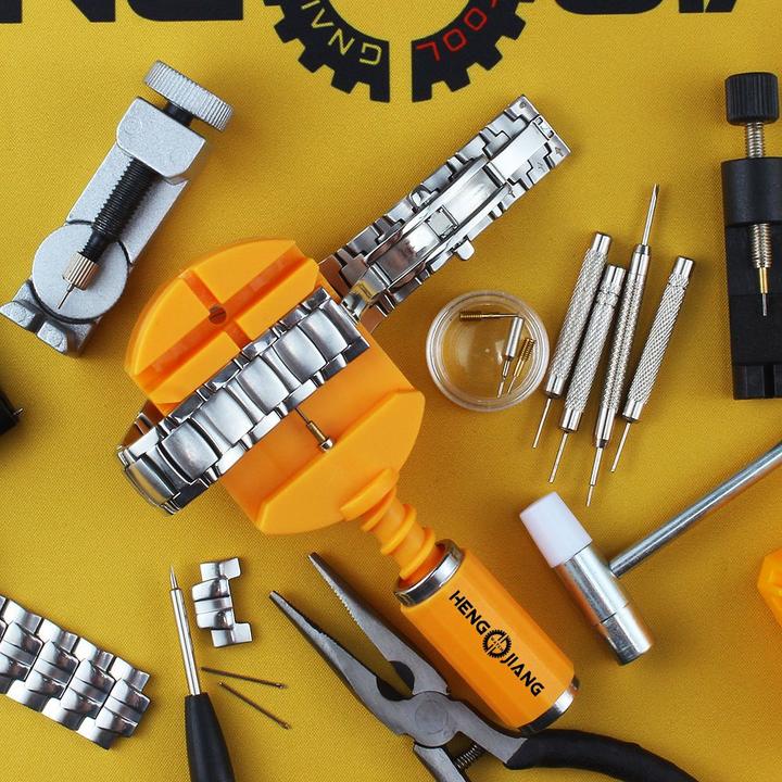 多种拆带器拆卸表链调表器截链器换金属表带钢带皮带修表工具套装