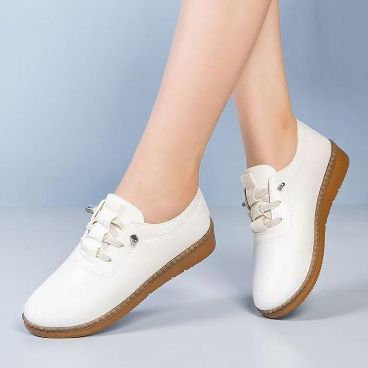 时尚牛筋底豆豆鞋超软一脚蹬软底防滑妈妈鞋软面鞋单鞋新款休闲