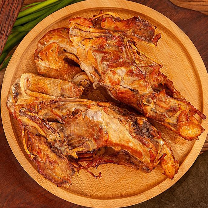 开袋即食熏鸡架 诸城烤鸡架子诸城烧肉烧烤鸡背新鲜卤味现做现卖