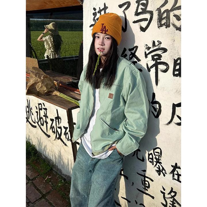 cleanfit底特律外套男款春秋季美式高街vintage短款情侣工装夹克