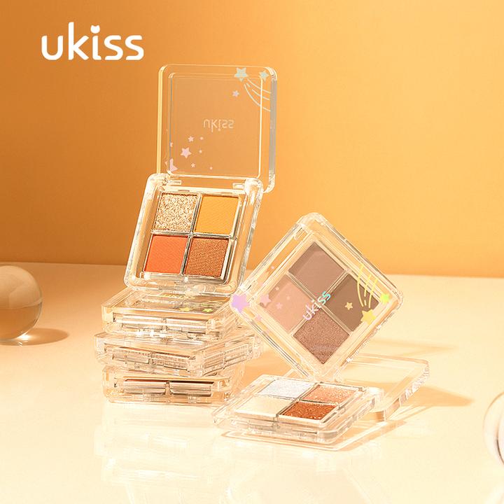 UKISS星落漫野四色眼影四宫格一体盘细腻上色便携款修饰学生日常