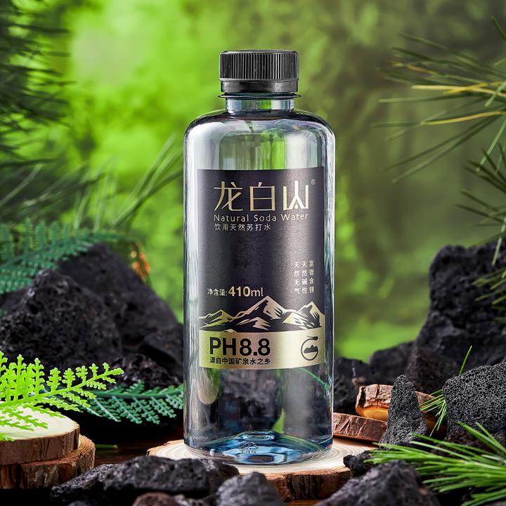 龙白山 龙白山天然苏打水无糖无添加饮用水水pH8.8整箱24瓶装瓶