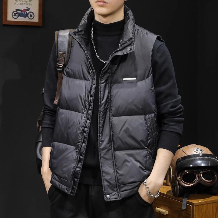 2025冬季新款羽绒马甲男背心羽绒服男士高端男款外穿秋冬马夹男式