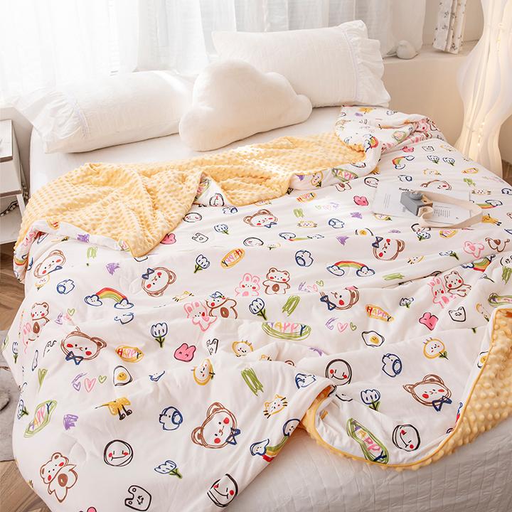 A类母婴级夏凉被豆豆被芯针织被芯空调大豆纤维空调被子夏被薄款