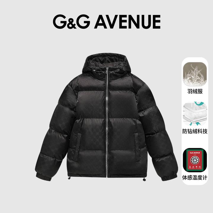 G&G Avenue宽松型保暖棉衣面包服潮流加厚绒防风立领感温秋冬季款