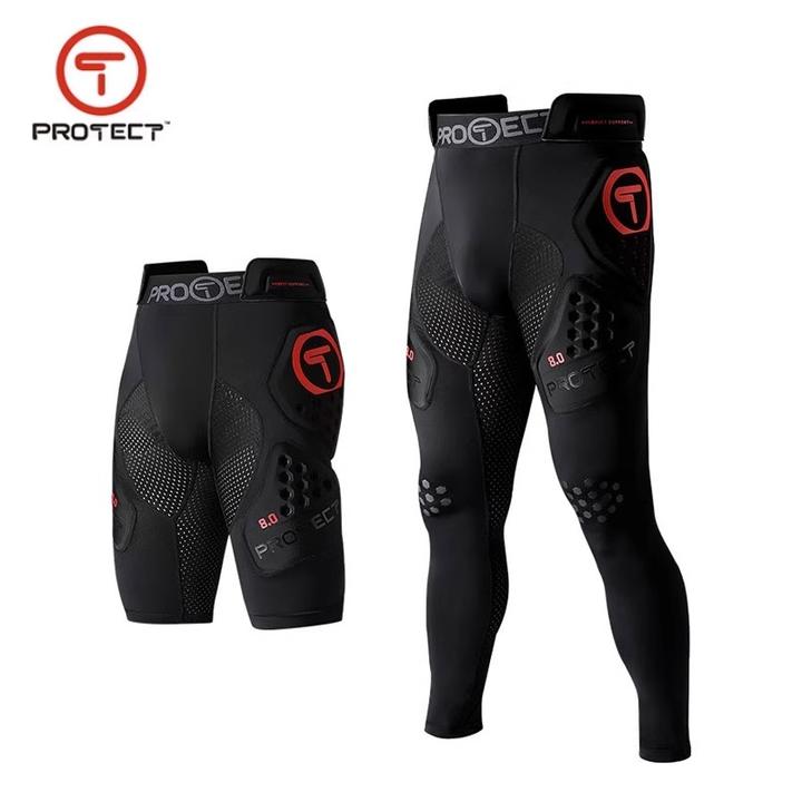 t牌越野摩托车骑行装备护臀裤短裤长款速干衣吸汗滑雪林道速降男