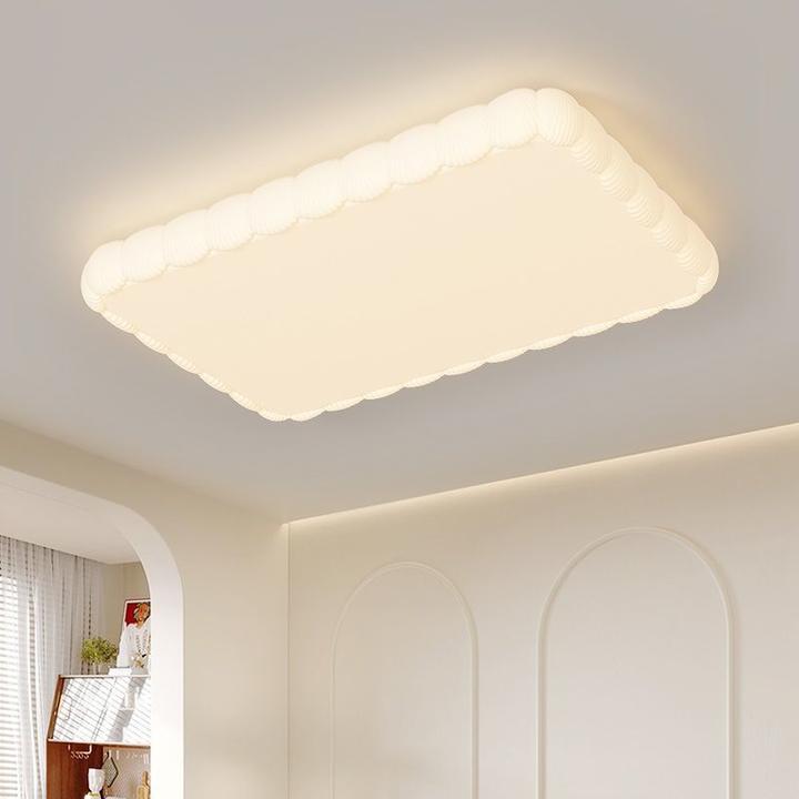 全光谱护眼奶油风吸顶灯客厅卧室儿童房吸顶灯简约大气2024新款