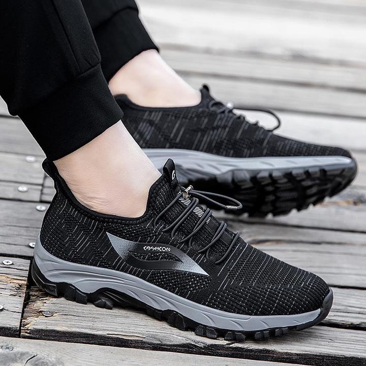 足力健运动老人鞋男春季官方老年鞋正品防滑软底爸爸中老年健步运