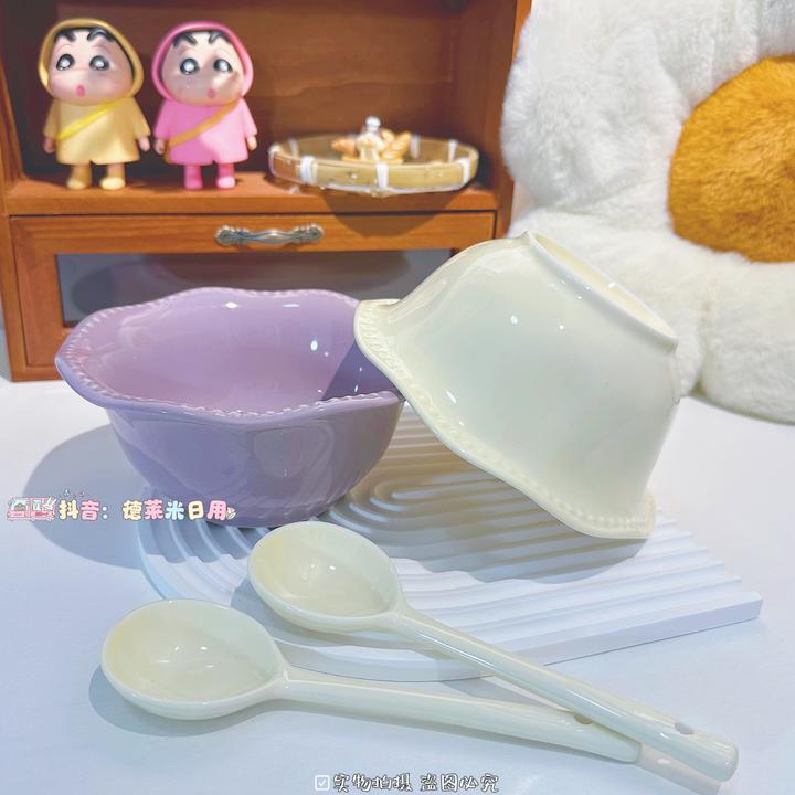 陶瓷6英寸吃面碗2025新款网红大号饭碗高颜值轻奢碗盘餐具酸奶碗