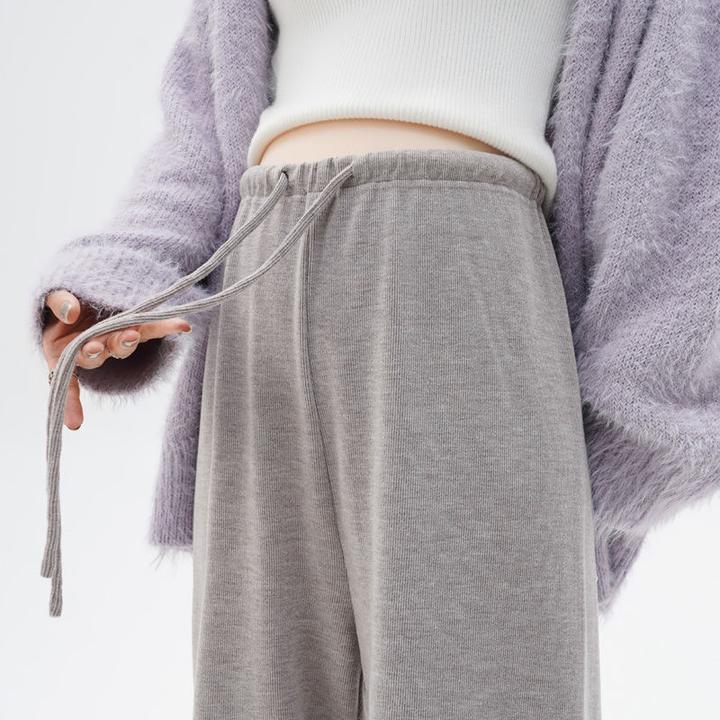 【孕期产后都能穿】【软糯秋款】窄版孕妇阔腿裤百搭大码宽松直筒裤子