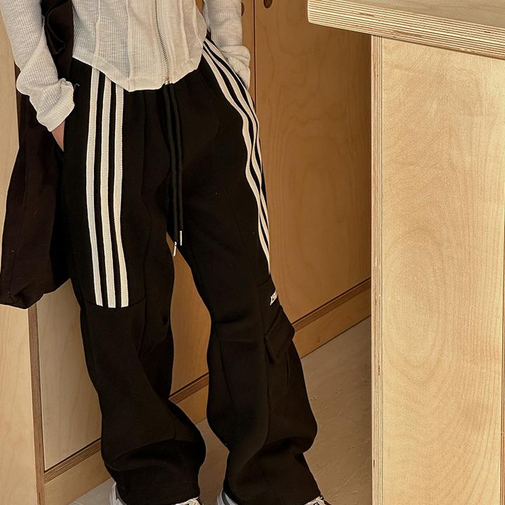 K25743女童运动裤2025春季新款儿童裤子大童时髦工装裤休闲裤春秋