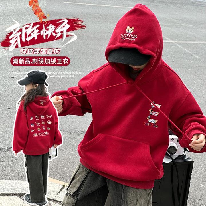 女童装2024新款男童卫衣加厚秋冬冬季爆款春秋打底衫洋气潮款秋季