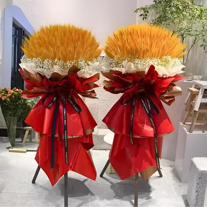 【大麦开业花篮】成品庆典鲜花同城花店送花开业花篮送货上门一对