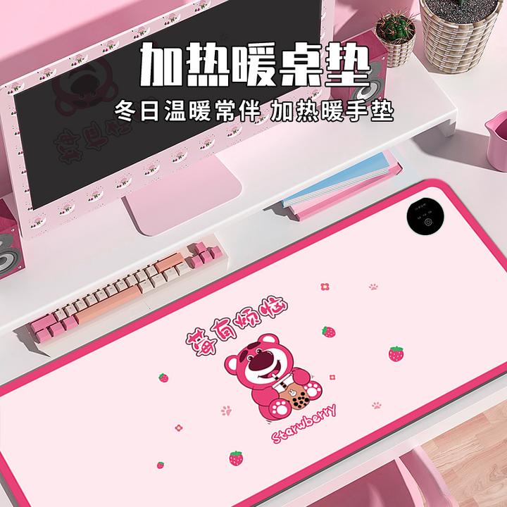 定时加热桌垫学生写作业桌面大号暖手垫加热鼠标垫办公室取暖神器