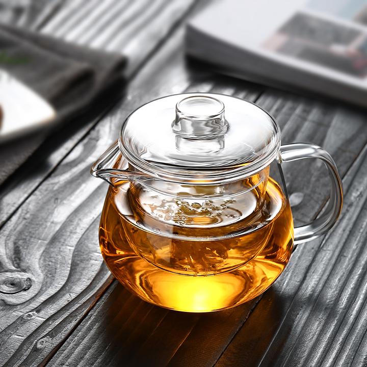 玻璃茶壶泡茶家用耐高温茶水分离花茶壶单壶办公室过滤茶具高档