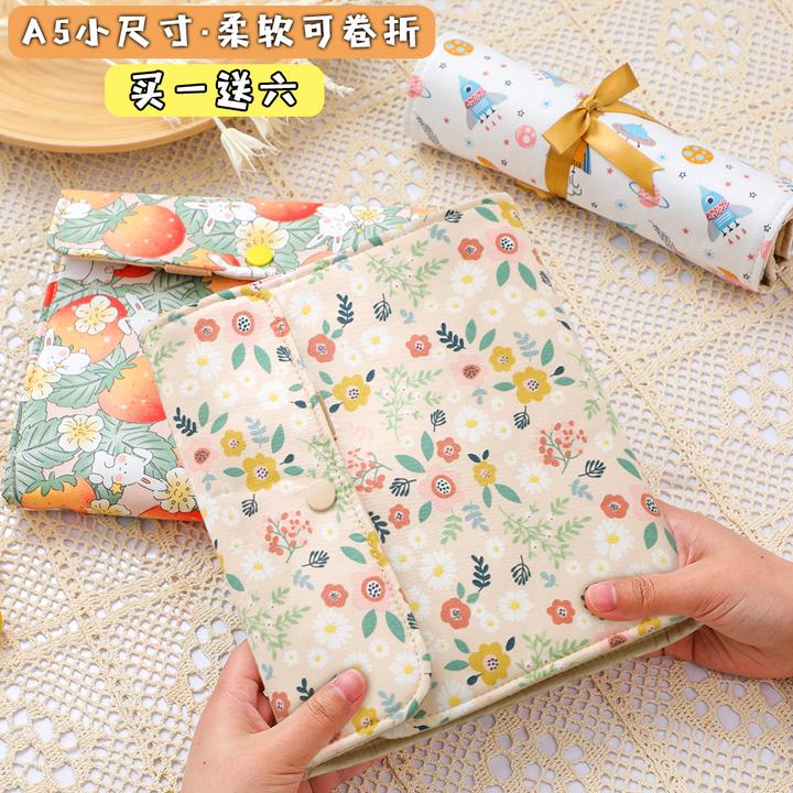 软布便携可折叠孕妇怀孕妈产检收纳册孕检报告单文件夹孕期B超本