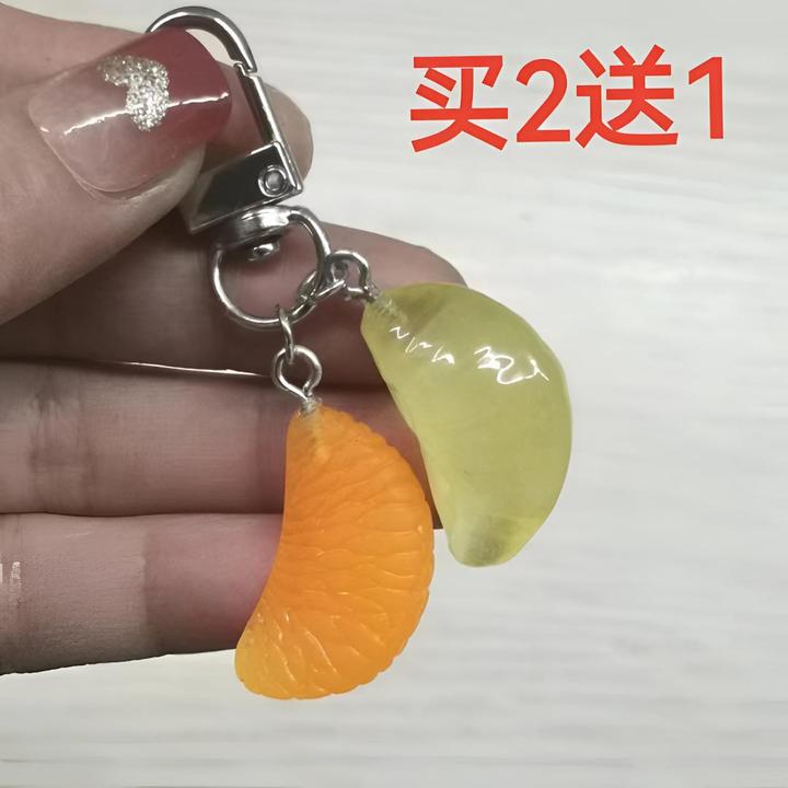 原创超可爱仿真微缩食品万能扣钥匙扣男女包包挂饰品汽车挂件
