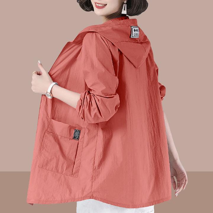 【80-200斤】大码防晒衣女2025夏季中年妈妈装薄款透气宽松显瘦外套