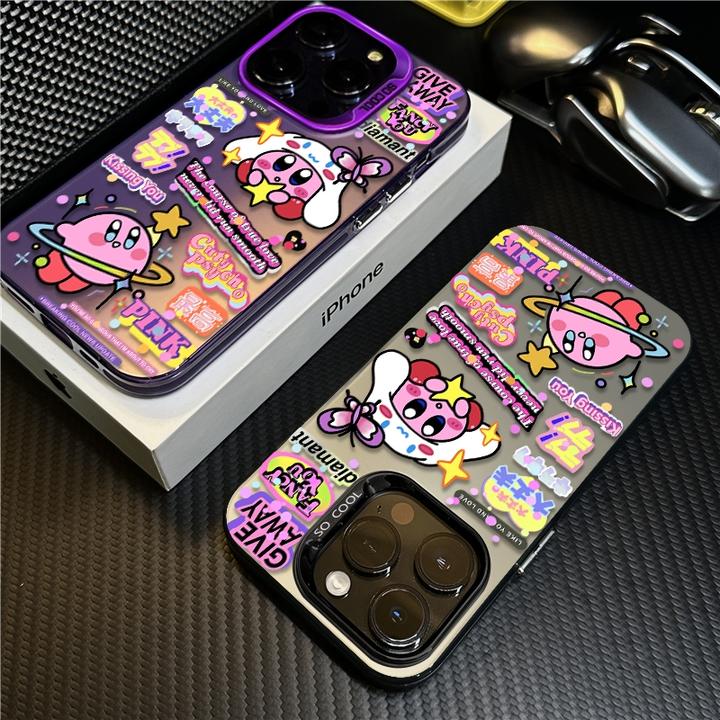 星之卡比适用苹果16/17promax手机壳iPhone15防摔14保护套13卡通