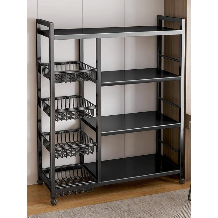 日本工艺厨房置物架多层蔬菜收纳架多功能杂物架零食储物架