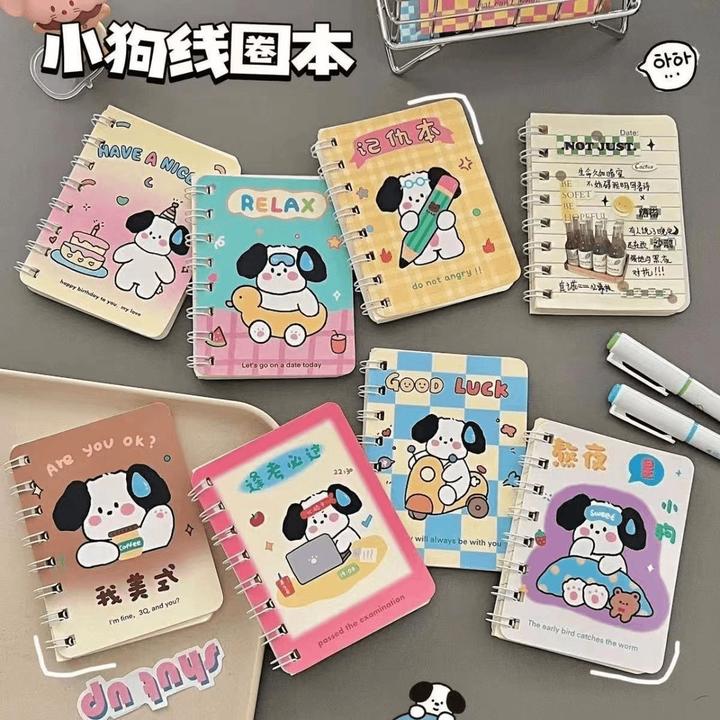 记仇本随身口袋便携本子线圈笔记本迷你侧翻可爱diy上课记事本