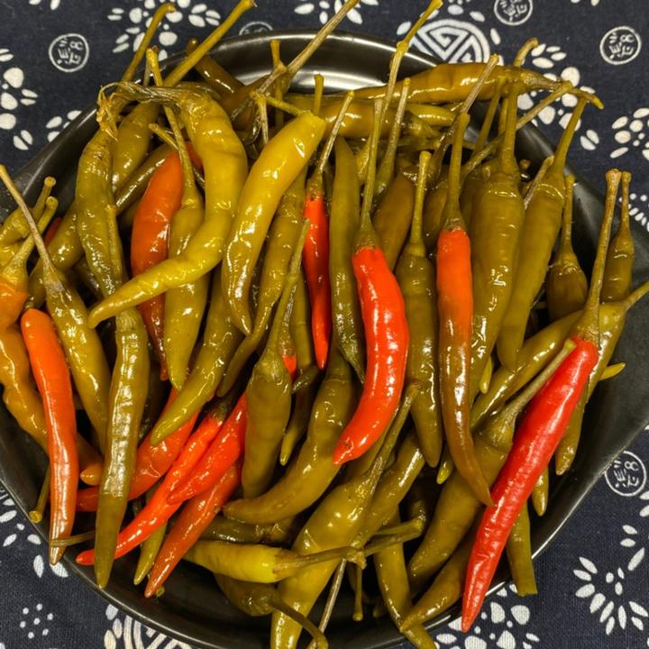 安徽农家腌辣椒小米辣泡椒下饭菜朝天椒咸菜纯辣口味微甜口味