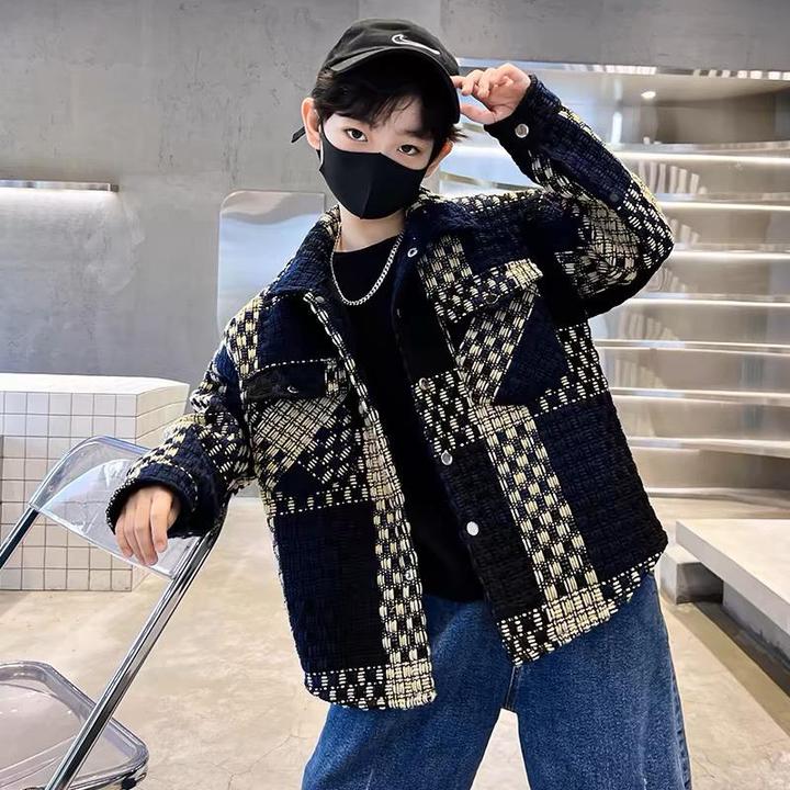 男童外套春秋款男孩2024新款秋季中大儿童秋装痞帅时髦潮男孩上衣