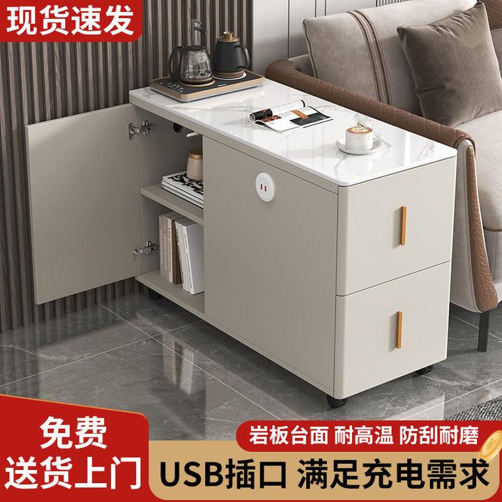家用沙发边柜方形边几桌子客厅简约可移动轻奢现代角几小茶几