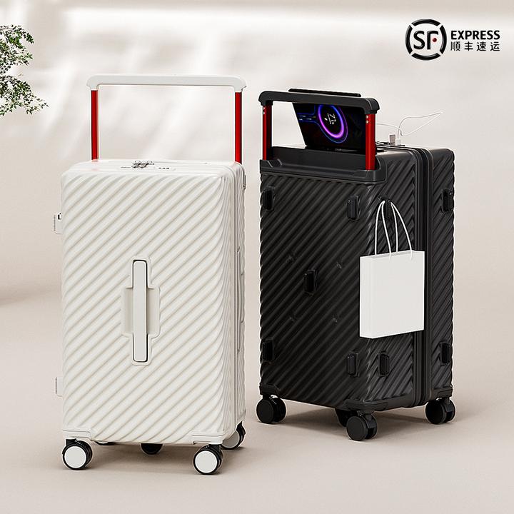 宽拉杆行李箱2025新款防爆拉链拉杆箱万向轮旅行箱加厚网红密码箱