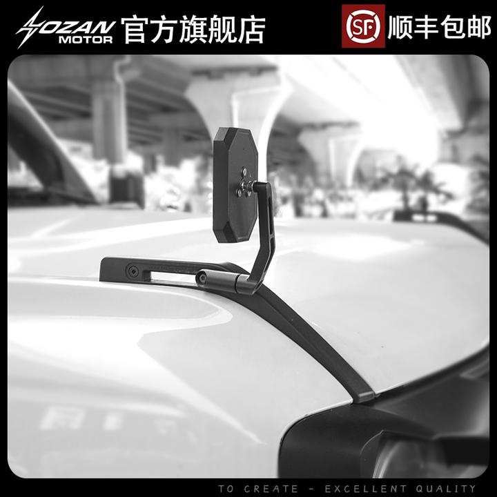 适用于福特烈马 Bronco 改装沙板镜后视镜广角辅助镜福特烈马配件