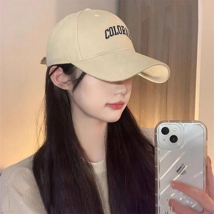 加大加宽高品质刺绣棒球帽子大头围显脸小百搭字母刺绣鸭舌帽男女