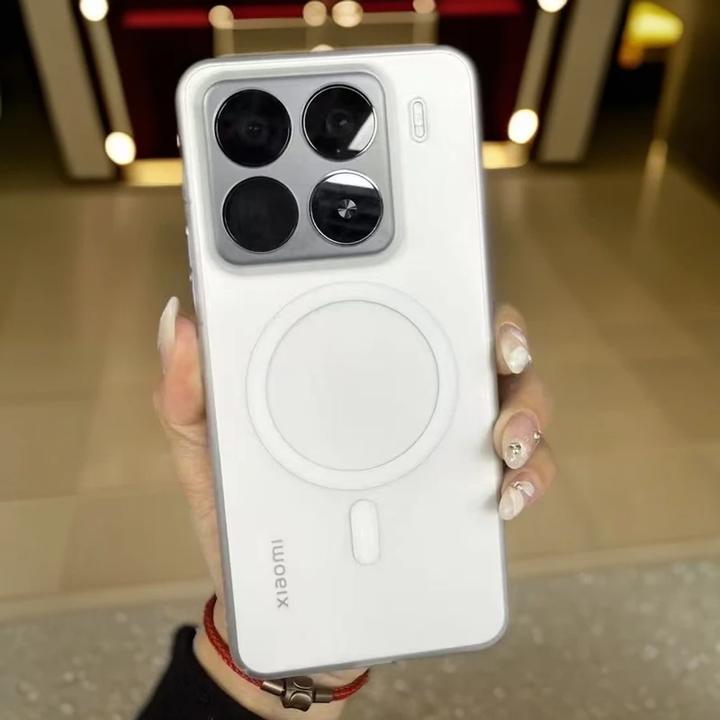 适用小米15pro冰雾磁吸手机壳肤感全包14ultra防指纹防摔保护套13